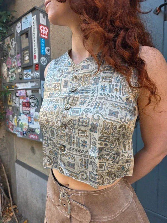 Vintage 70's Dolce Miele Waistcoat - Yatva