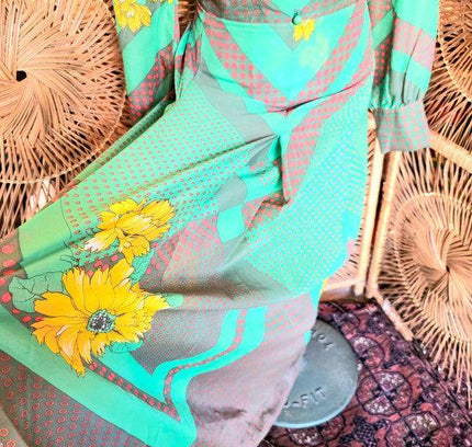 Vintage 70's Ein Fink Modell Maxi Dress - Yatva