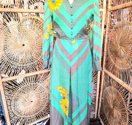 Vintage 70's Ein Fink Modell Maxi Dress - Yatva