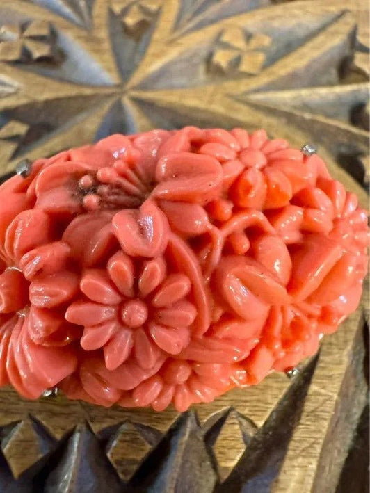 Vintage 70's Floral Brooch - Yatva