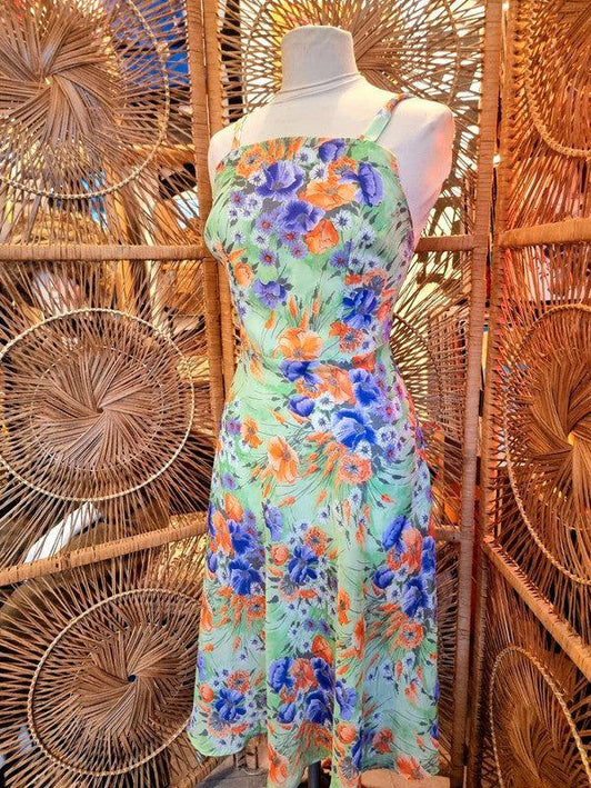 Vintage 70's Floral Dress - Yatva