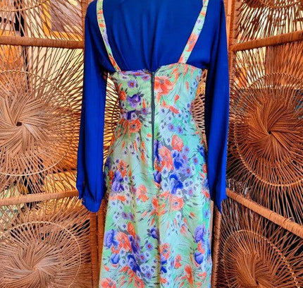 Vintage 70's Floral Dress - Yatva