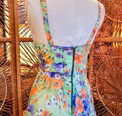 Vintage 70's Floral Dress - Yatva