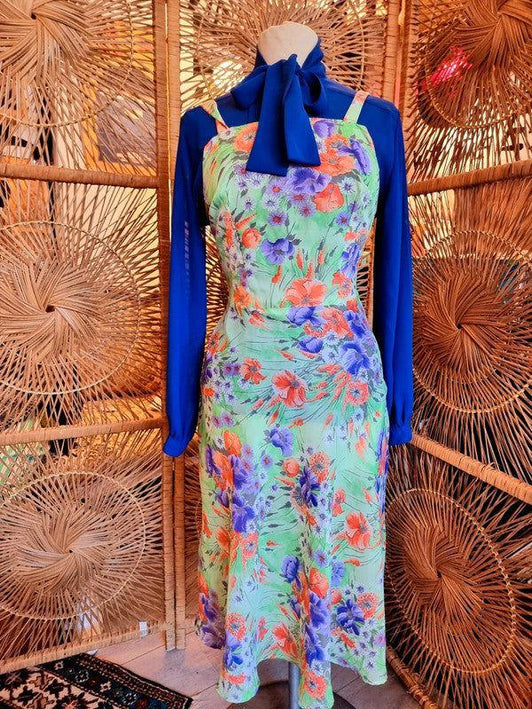 Vintage 70's Floral Dress - Yatva