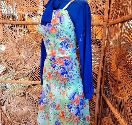 Vintage 70's Floral Dress - Yatva