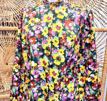 Vintage 70's Floral Shirt - Yatva