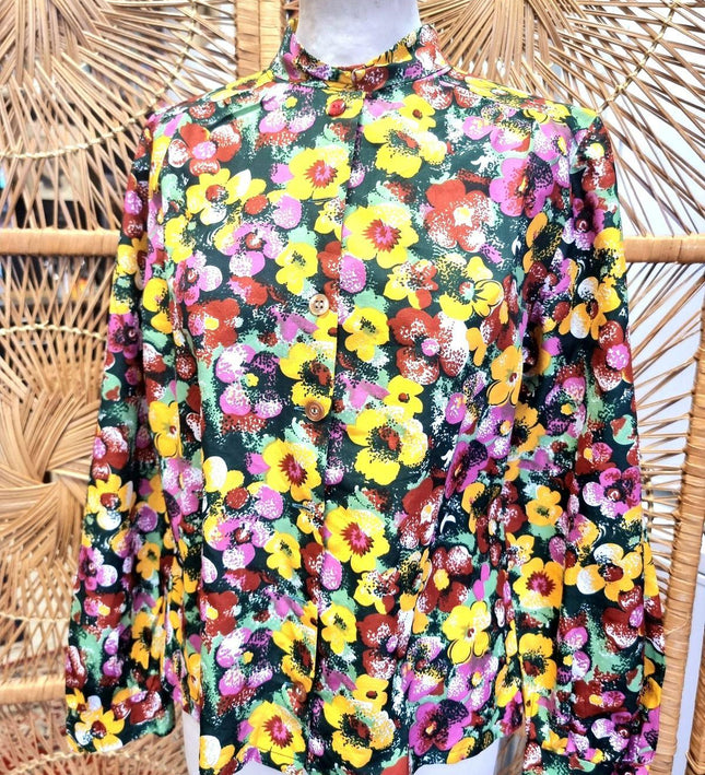 Vintage 70's Floral Shirt - Yatva