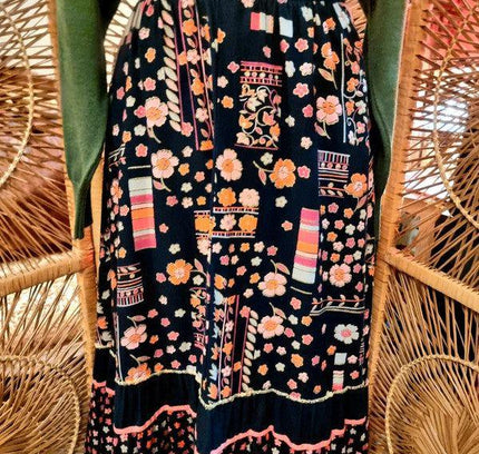 Vintage 70's Floral Skirt - Yatva