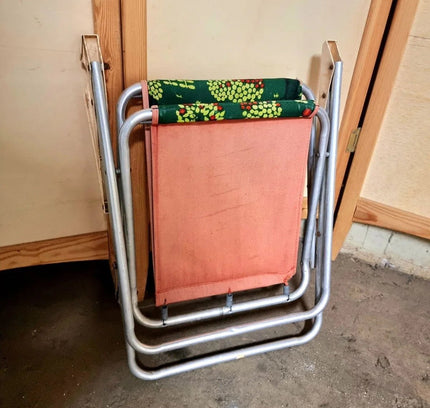 Vintage 70s Folding Campsite Children's Armchair - Yatva