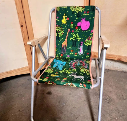 Vintage 70s Folding Campsite Children's Armchair - Yatva
