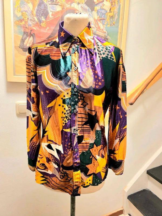 Vintage 70's Gran Chic Parisienne Shirt - Yatva