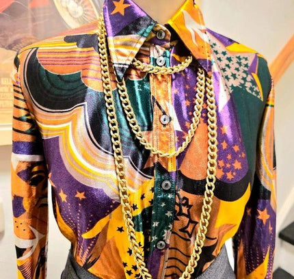 Vintage 70's Gran Chic Parisienne Shirt - Yatva