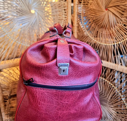 Vintage 70's Grisly Holdall Weekend Bag - Yatva