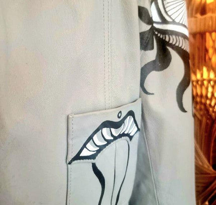 Vintage 70's Hand Painted Jacket - Yatva
