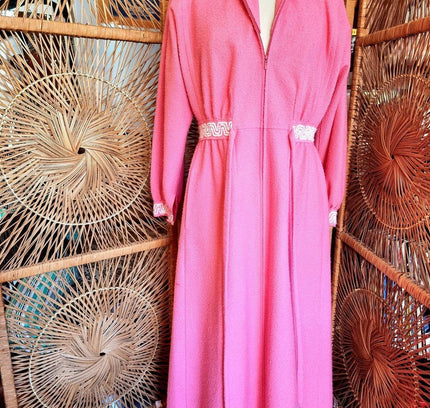 Vintage 70's Hanro Towel Robe Dressing Coat - Yatva