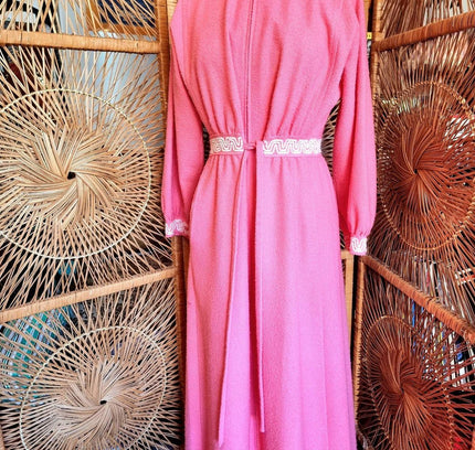 Vintage 70's Hanro Towel Robe Dressing Coat - Yatva