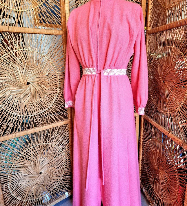 Vintage 70's Hanro Towel Robe Dressing Coat - Yatva
