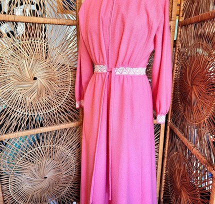 Vintage 70's Hanro Towel Robe Dressing Coat - Yatva