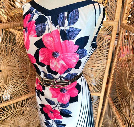 Vintage 70s Kio Jersey Dress - Yatva
