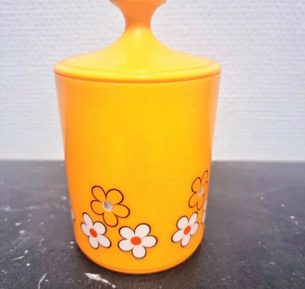 Vintage 70's Kitsch Storage Jar - Yatva