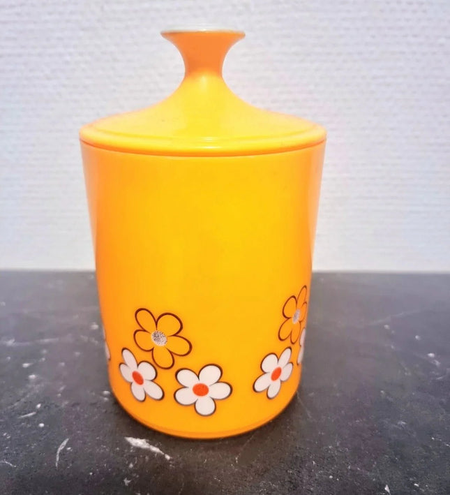 Vintage 70's Kitsch Storage Jar - Yatva