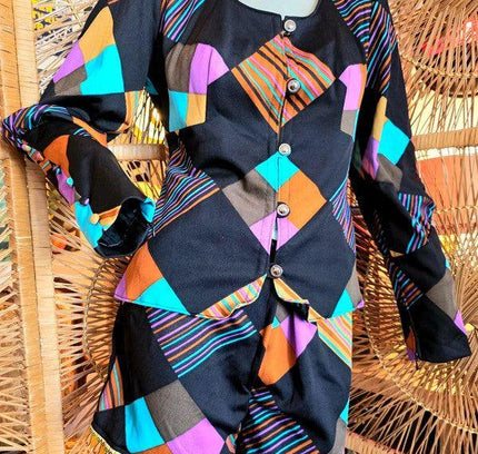 Vintage 70s Lady Dress Modell 2 - Piece Suit - Yatva