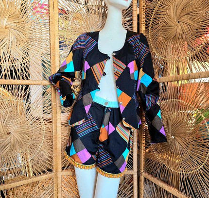 Vintage 70s Lady Dress Modell 2 - Piece Suit - Yatva