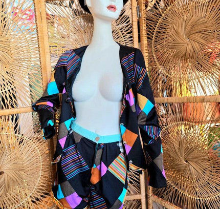 Vintage 70s Lady Dress Modell 2 - Piece Suit - Yatva