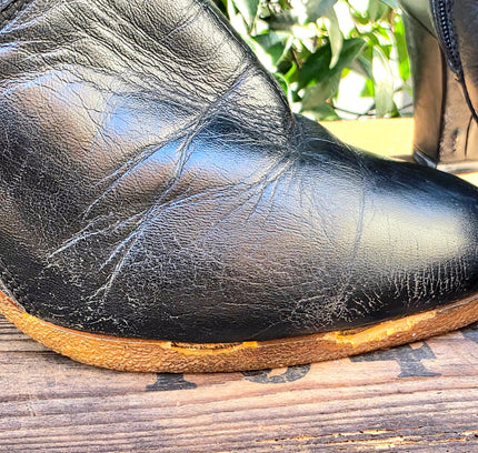 Vintage 70's Leather Boots - Yatva