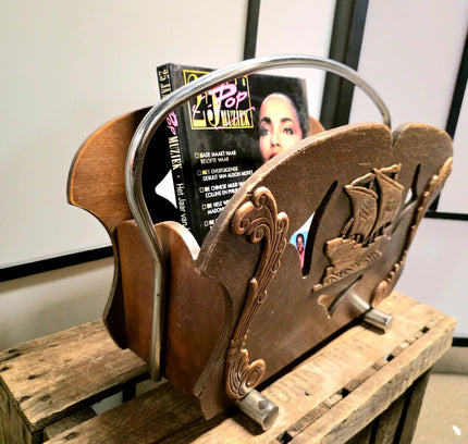 Vintage 70s Magazine Holder - Yatva