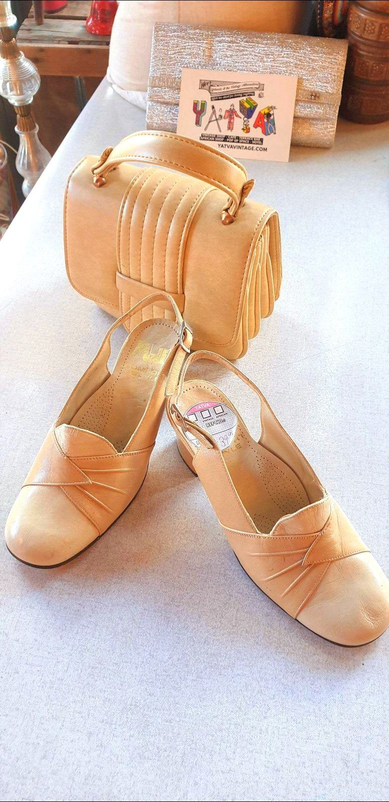 Vintage 70s Mella Slingback Shoes