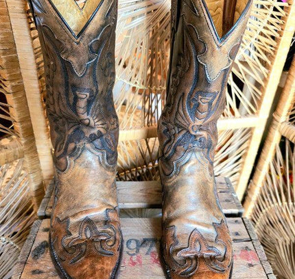 Vintage 70's Mezcalero Cowboy Boots - Yatva