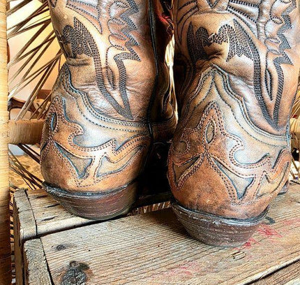 Vintage 70's Mezcalero Cowboy Boots - Yatva
