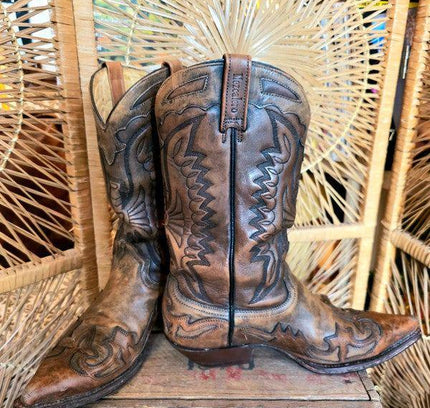 Vintage 70's Mezcalero Cowboy Boots - Yatva