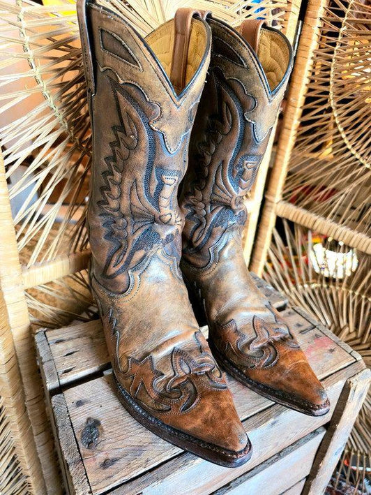 Vintage 70's Mezcalero Cowboy Boots - Yatva
