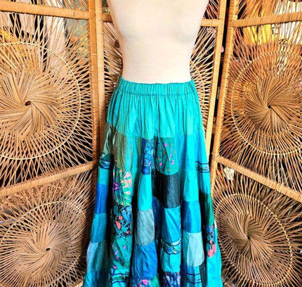 Vintage 70's Patchwork Skirt - Yatva
