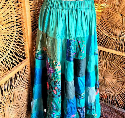 Vintage 70's Patchwork Skirt - Yatva