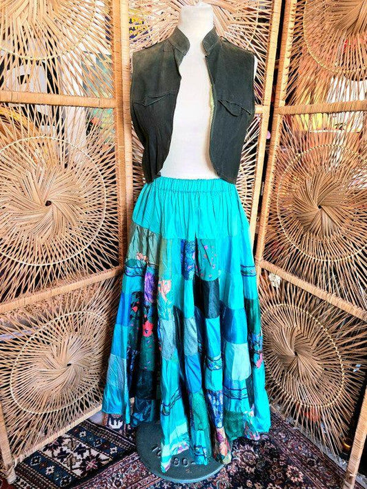 Vintage 70's Patchwork Skirt - Yatva