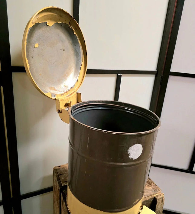 Vintage 70s Pendal Waste Bin - Yatva