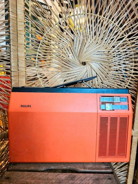 Vintage 70's Philips Portable Record Player - Yatva