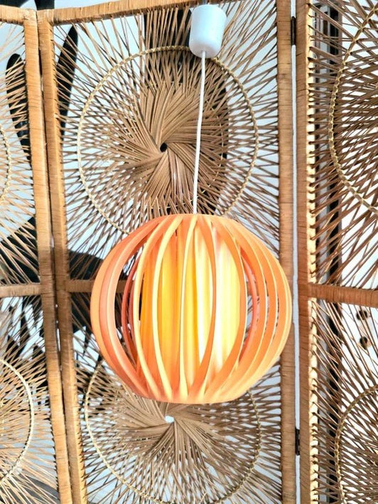 Vintage 70s Poppy Pendant Lamp - Yatva