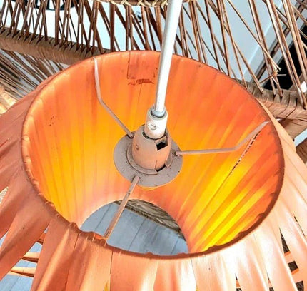 Vintage 70s Poppy Pendant Lamp - Yatva