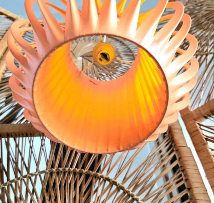 Vintage 70s Poppy Pendant Lamp - Yatva