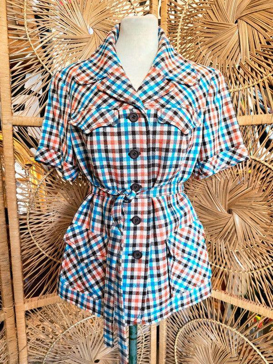 Vintage 70's Ralph Creation Belted Jacket - Yatva