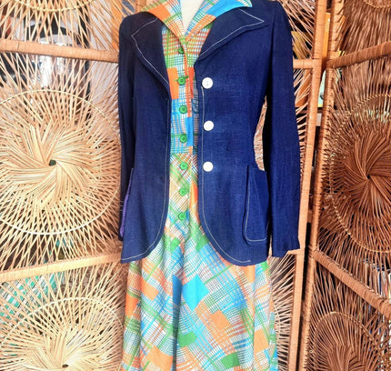 Vintage 70's Rodier Paris Dress - Yatva