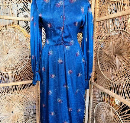 Vintage 70's Roger Mahr Midi Dress - Yatva