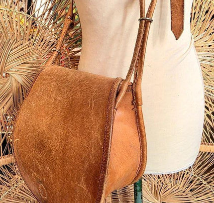 Vintage 70's Saddle Shoulderbag - Yatva