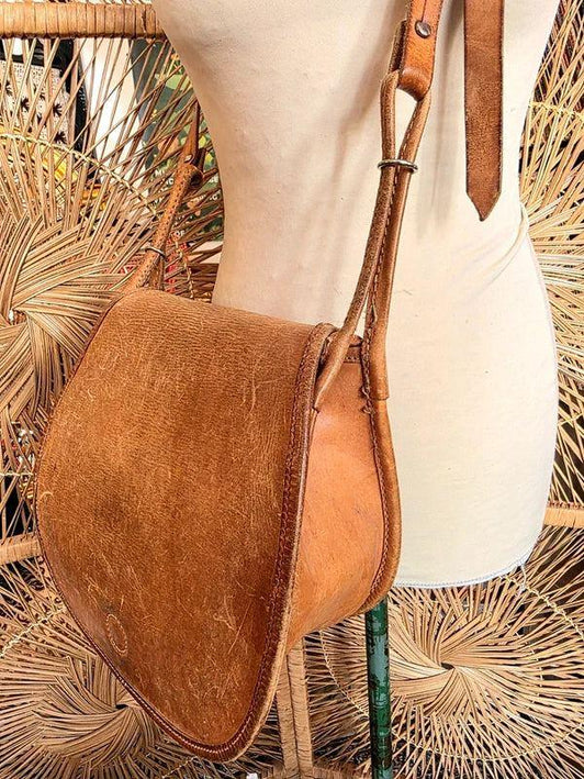 Vintage 70's Saddle Shoulderbag - Yatva