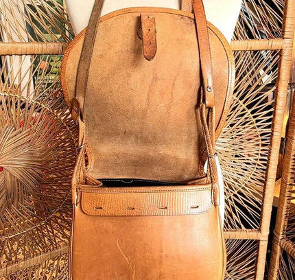 Vintage 70's Saddle Shoulderbag - Yatva