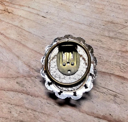 Vintage 70s Scarf Ring Holder - Yatva